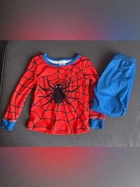 SHEIN Red & Blue Spiderman Pyjama